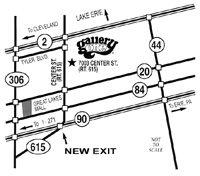 map to Gallery One