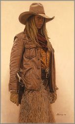 James Bama - Cowboy Named Anne