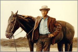 James Bama - Paul Newman as Butch Cassidy