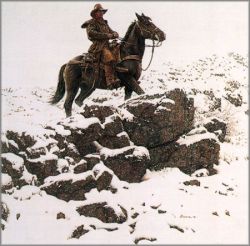 James Bama - Riding the High Country