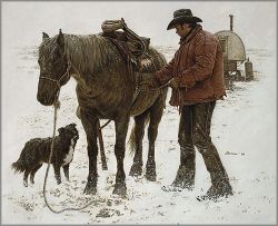 James Bama - Young Sheepherder