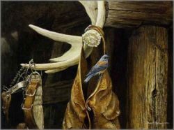 Robert Bateman - Chaps - Western Bluebird Robert Bateman - Chaps - Western Bluebird