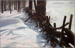 Robert Bateman - Edge of the Woods - Whitetailed Deer