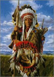 Paul Calle - With Lance and Shield