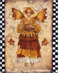 James C. Christensen - Grace - Angel with Fish