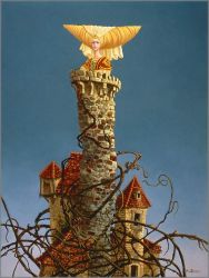 James C. Christensen - Princess in the Tower