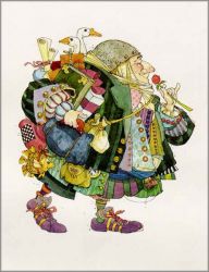 James C. Christensen - Smell the Roses