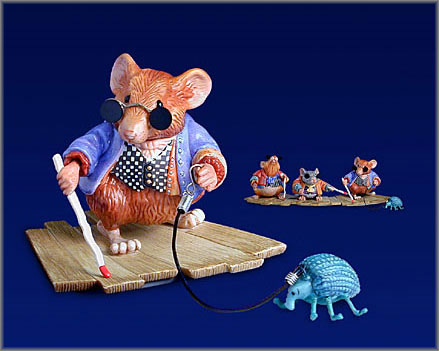 James C. Christensen - Three Blind Mice Weevil: ART