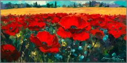 James Coleman - Poppies in the Summer Breeze