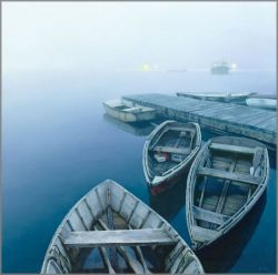 Mo Dafeng - Evening with Approaching Fog