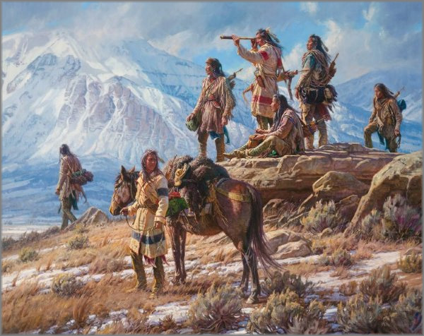 Where Waters Run Cold by Martin Grelle Print 13x17.25
