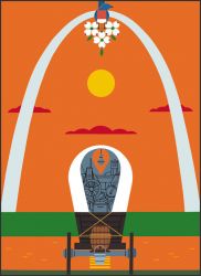 Charley Harper - East Meets West