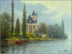 G. Harvey - Springtime in Europe - Lake Chateau