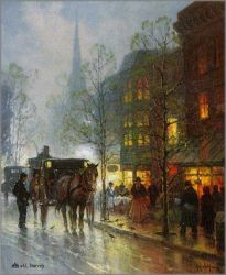 G. Harvey - Teatime on Newberry Street