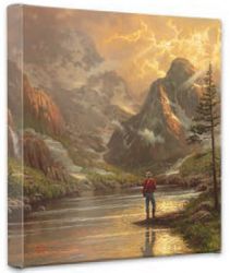 Thomas Kinkade - Almost Heaven - Wrapped Canvases