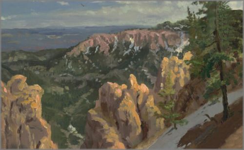 Thomas Kinkade - Bryce National Park - Plein Air Collection