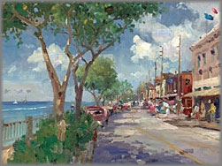 Thomas Kinkade - Front Street