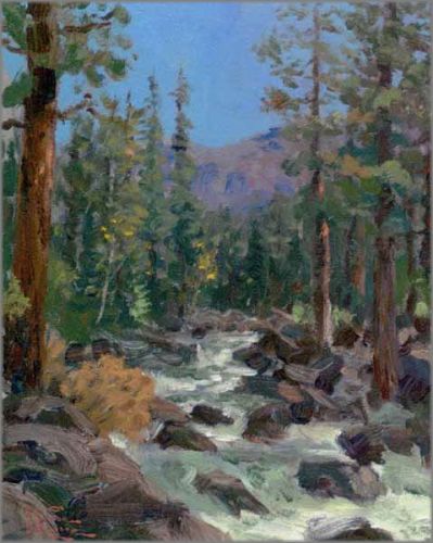 Thomas Kinkade - High Country River - Plein Air Collection