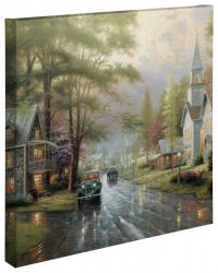 Thomas Kinkade - Hometown Evening