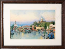Thomas Kinkade - Main Street Courthouse