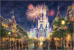 Thomas Kinkade - Main Street, USA Walt Disney World