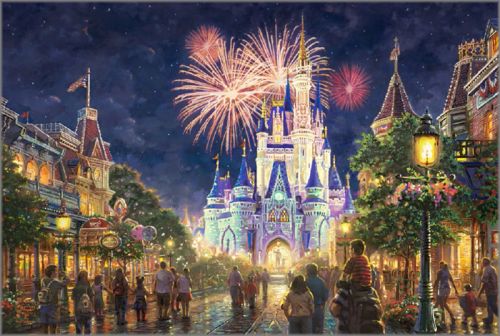 Thomas Kinkade - Main Street USA, Walt Disney World - Classics Collection