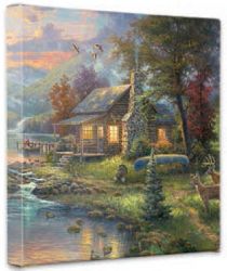 Thomas Kinkade - Nature's Paradise - Wrapped Canvases
