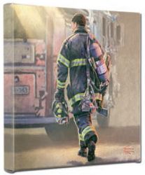 Thomas Kinkade - Selfless Service - Wrapped Canvases