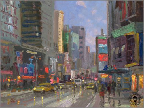 Thomas Kinkade - Times Square - Plein Air Collection