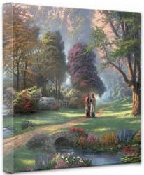 Thomas Kinkade - Walk of Faith - Wrapped Canvases