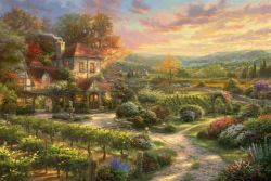 Thomas Kinkade - Wine Country Living