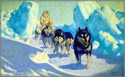Fred Machetanz - Trail Through the Pressure Ice Fred Machetanz - Trail Through the Pressure Ice