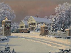 William S. Phillips - Winter Visitors at Kringle Hill Inn