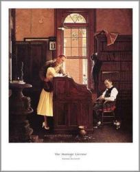 Norman Rockwell - Marriage License