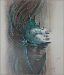 Francis Saint-Genies - Casque Blue