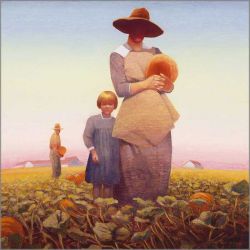 Gary Ernest Smith - Pumpkin Gatherers