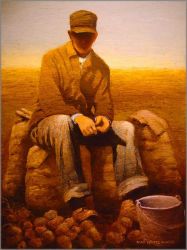 Gary Ernest Smith - Waiting for Potato Truck