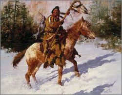 Howard Terpning - Winter Coat
