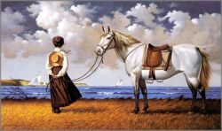 Charles Wysocki - Sea Captain's Wife Abiding Charles Wysocki - Sea Captain's Wife Abiding