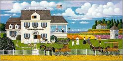 Charles Wysocki - Tea by the Sea