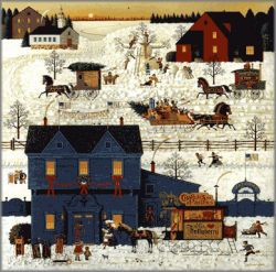 Charles Wysocki - Warm Christmas Love, A