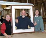 Norah Lynne, Alan and Peggy - Certified Professional Framers at Gallery One